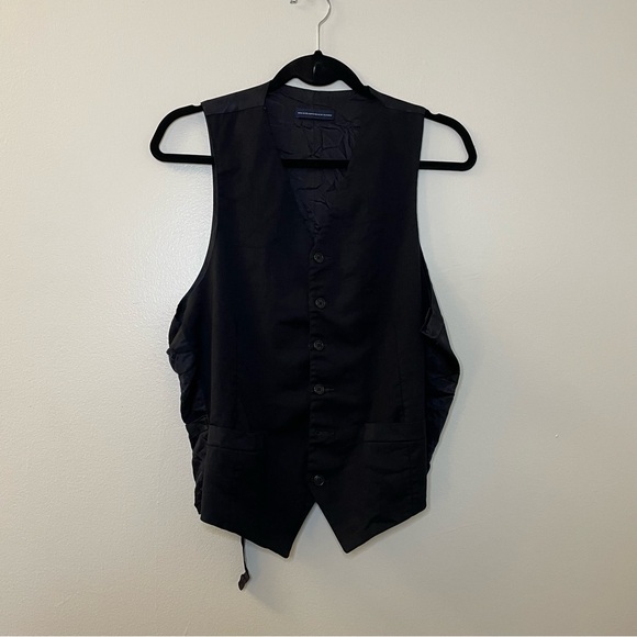 Other - Men's Black Wool Vest | Size Medium